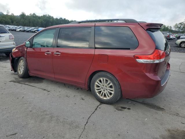 5TDYK3DC4CS267968 - 2012 TOYOTA SIENNA XLE წითელი ფოტო 2
