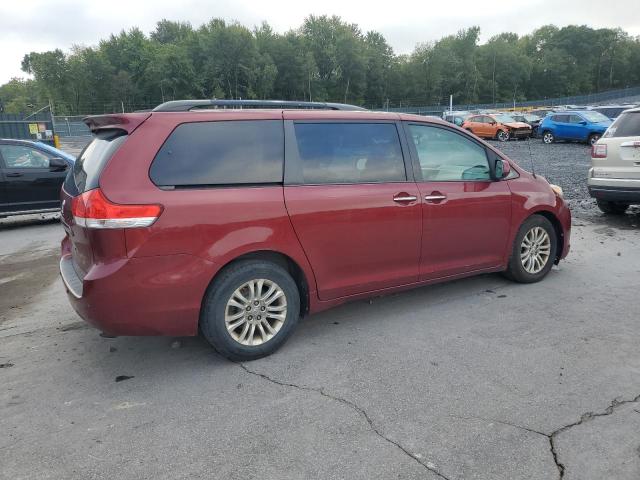5TDYK3DC4CS267968 - 2012 TOYOTA SIENNA XLE წითელი ფოტო 3