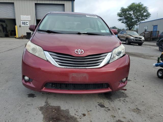 5TDYK3DC4CS267968 - 2012 TOYOTA SIENNA XLE წითელი ფოტო 5