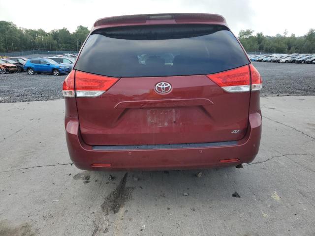 5TDYK3DC4CS267968 - 2012 TOYOTA SIENNA XLE წითელი ფოტო 6