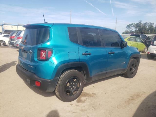 ZACNJAAB6LPL15406 - 2020 JEEP RENEGADE SPORT BLUE photo 3