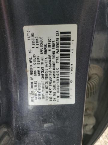 1HGCR2F55EA072073 - 2014 HONDA ACCORD SPORT 灰色 照片 12