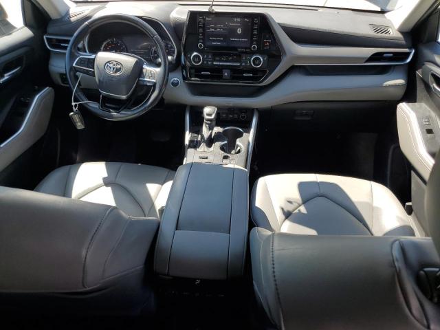 5TDGZRBHXMS074766 - 2021 TOYOTA HIGHLANDER XLE Серый фото 8