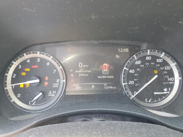 5TDGZRBHXMS074766 - 2021 TOYOTA HIGHLANDER XLE Серый фото 9