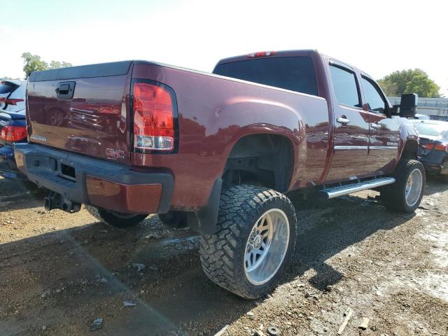 1GT125E80DF144287 - 2013 GMC SIERRA K2500 DENALI MAROON photo 3