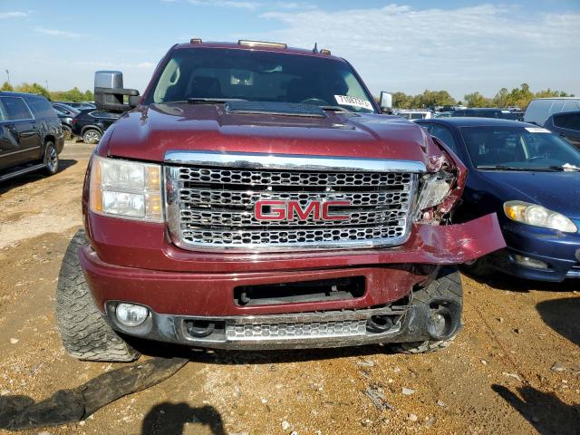 1GT125E80DF144287 - 2013 GMC SIERRA K2500 DENALI MAROON photo 5