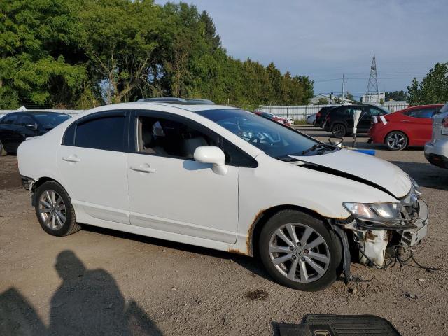 2HGFA1F05AH006671 - 2010 HONDA CIVIC EXL WHITE photo 4