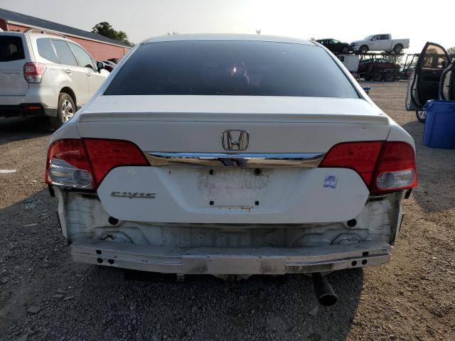 2HGFA1F05AH006671 - 2010 HONDA CIVIC EXL WHITE photo 6