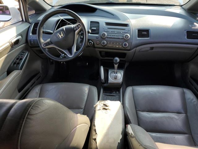 2HGFA1F05AH006671 - 2010 HONDA CIVIC EXL WHITE photo 8