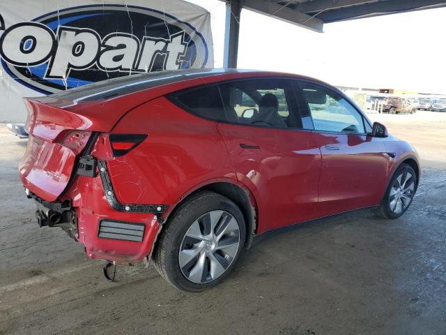 5YJYGDEE9MF297335 - 2021 TESLA MODEL Y RED photo 3