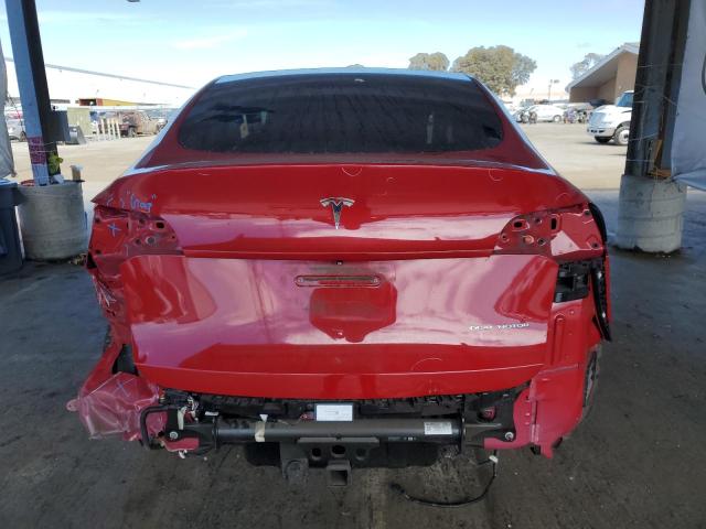 5YJYGDEE9MF297335 - 2021 TESLA MODEL Y RED photo 6