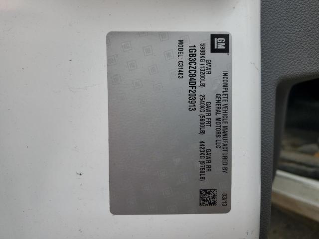 1GB3CZC84DF203913 - 2013 CHEVROLET SILVERADO C3500 WHITE photo 12