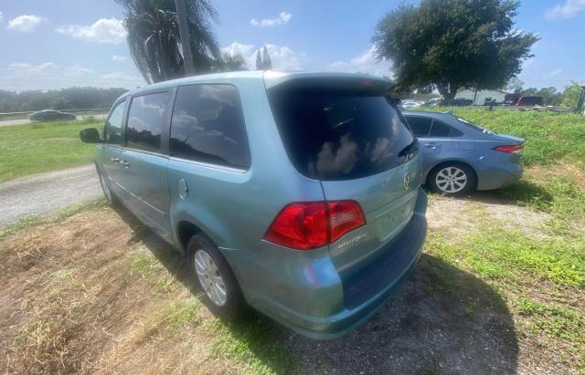 2V8HW44149R608106 - 2009 VOLKSWAGEN ROUTAN S BLUE photo 3