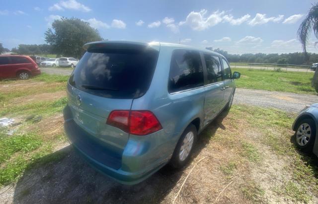 2V8HW44149R608106 - 2009 VOLKSWAGEN ROUTAN S BLUE photo 4