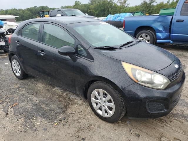 KNADM5A31D6307074 - 2013 KIA RIO LX BLACK photo 4