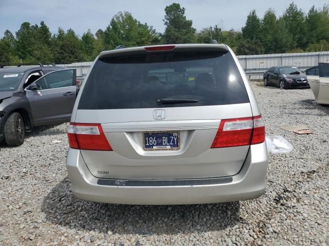 5FNRL38636B450177 - 2006 HONDA ODYSSEY EXL SILVER photo 6