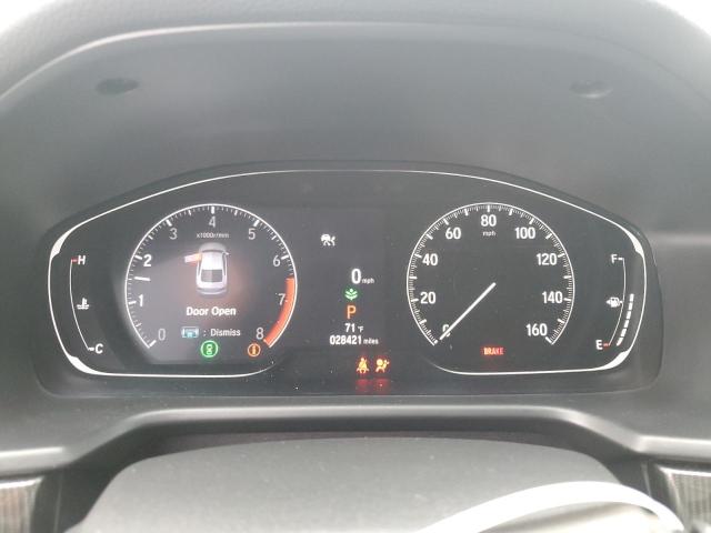 1HGCV1F34NA062199 - 2022 HONDA ACCORD SPORT GRAY photo 9