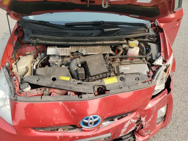JTDKN3DU9A0027157 - 2010 TOYOTA PRIUS RED photo 12