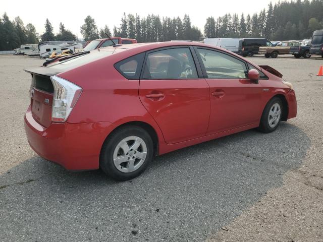 JTDKN3DU9A0027157 - 2010 TOYOTA PRIUS RED photo 3
