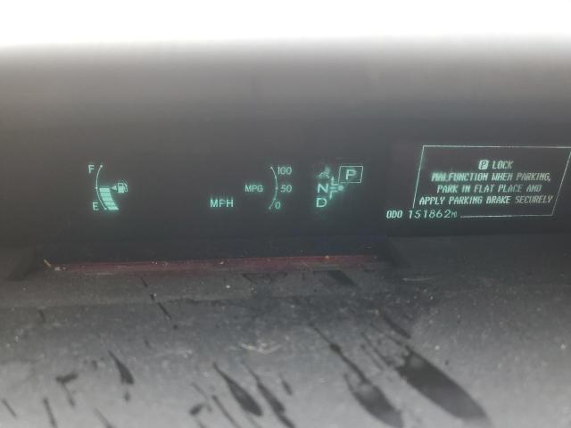 JTDKN3DU9A0027157 - 2010 TOYOTA PRIUS RED photo 9