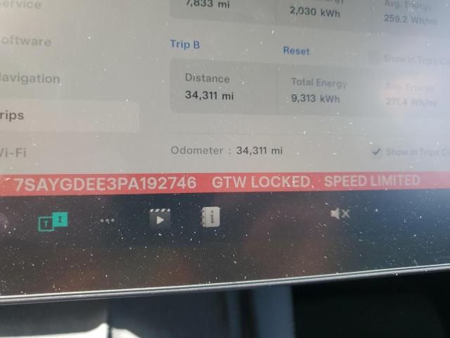 7SAYGDEE3PA192746 - 2023 TESLA MODEL Y 灰色 照片 9