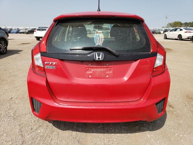 JHMGK5H51GX040710 - 2016 HONDA FIT LX RED photo 6