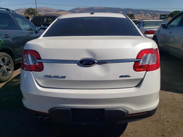 1FAHP2EW0BG189272 - 2011 FORD TAURUS SEL WHITE photo 6