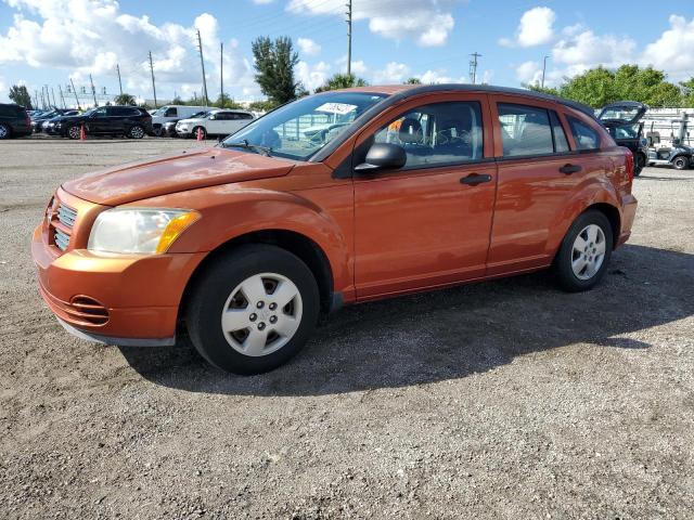 1B3HB28A39D172763 - 2009 DODGE CALIBER SE ORANGE photo 1