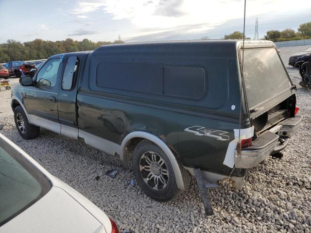 2FTRX18L02CA47788 - 2002 FORD F150 GREEN photo 2