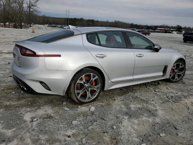 KNAE55LC7J6028559 - 2018 KIA STINGER GT2 SILVER photo 3