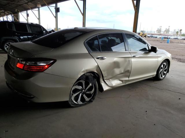 1HGCR2F83GA032068 - 2016 HONDA ACCORD EXL GOLD photo 3