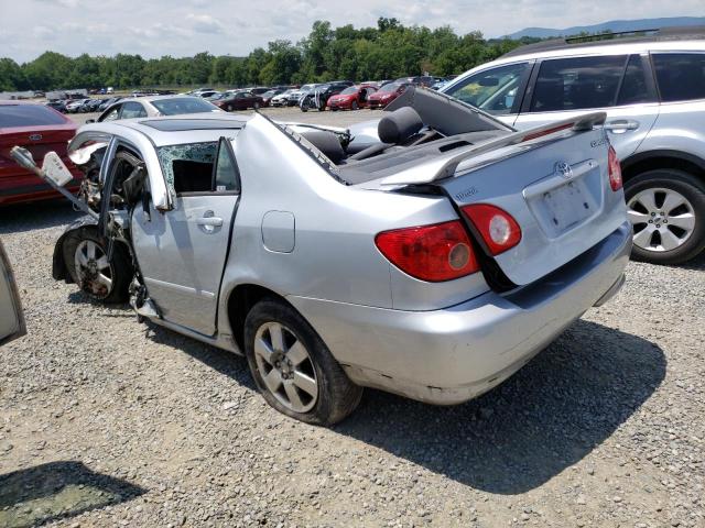 2T1BR32E65C470779 - 2005 TOYOTA COROLLA CE SILVER photo 2