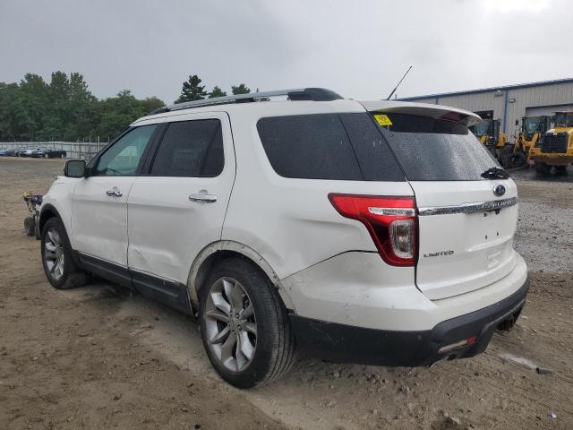 1FM5K8F84DGB17553 - 2013 FORD EXPLORER LIMITED WHITE photo 2