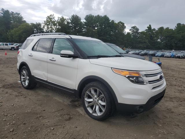 1FM5K8F84DGB17553 - 2013 FORD EXPLORER LIMITED WHITE photo 4