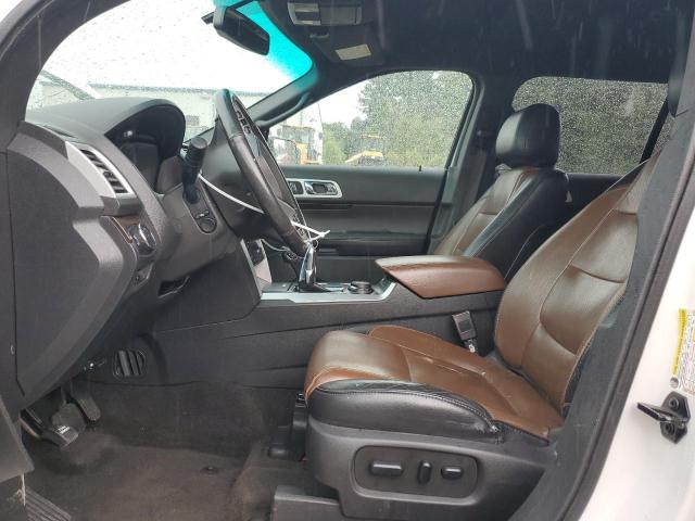 1FM5K8F84DGB17553 - 2013 FORD EXPLORER LIMITED WHITE photo 7
