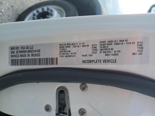 3C7WRNFL9RG314143 - 2024 RAM 5500 თეთრი ფოტო 12