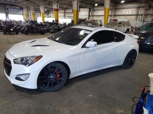 KMHHU6KJXDU095158 - 2013 HYUNDAI GENESIS CO 3.8L WHITE photo 1