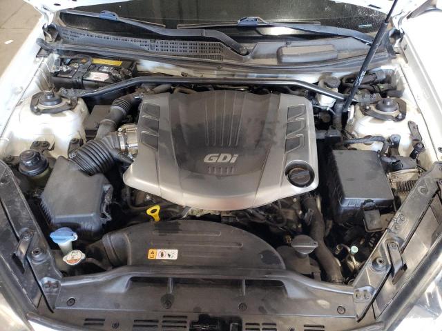 KMHHU6KJXDU095158 - 2013 HYUNDAI GENESIS CO 3.8L WHITE photo 11