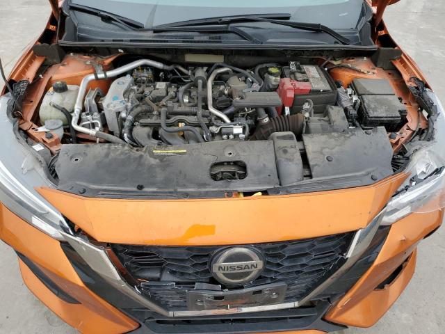 3N1AB8DV1MY278018 - 2021 NISSAN SENTRA SR ORANGE photo 11