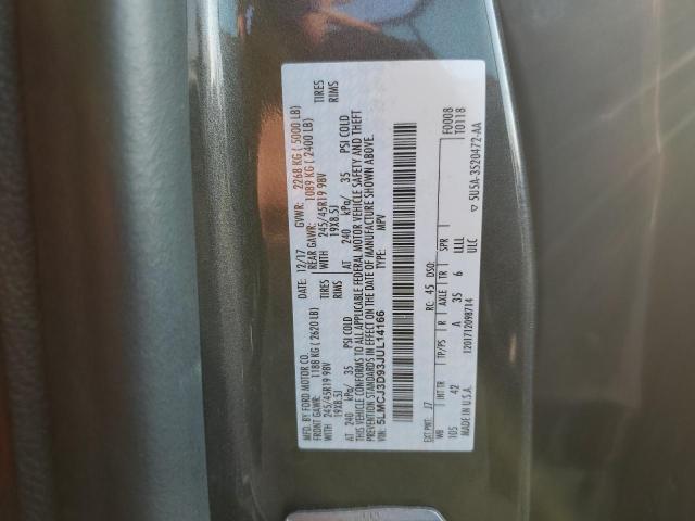 5LMCJ3D93JUL14166 - 2018 LINCOLN MKC RESERVE ნაცრისფერი ფოტო 13