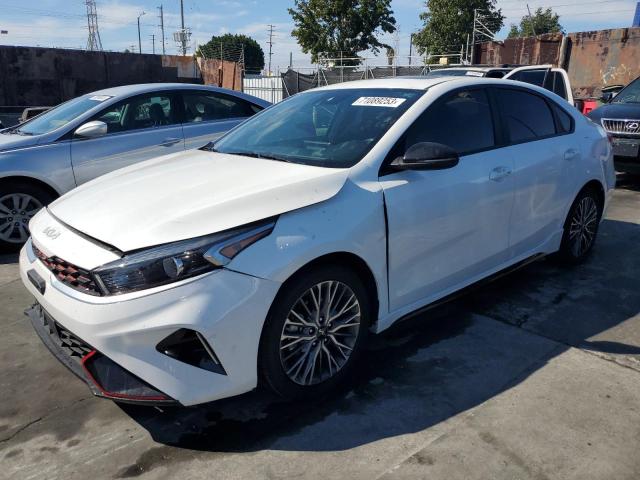 3KPF54AD5NE456045 - 2022 KIA FORTE GT LINE WHITE photo 1