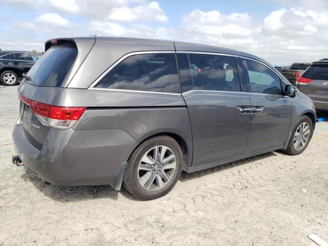 5FNRL5H91EB018451 - 2014 HONDA ODYSSEY TOURING ნაცრისფერი ფოტო 3