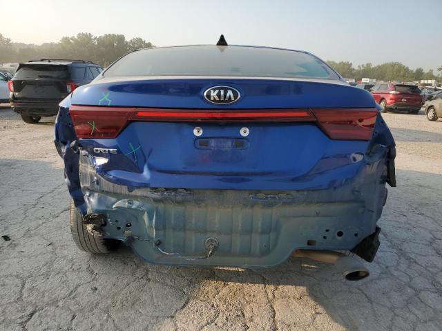 3KPF24AD1ME389807 - 2021 KIA FORTE FE BLUE photo 6