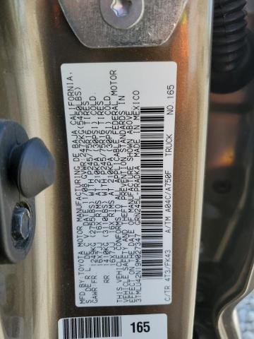 3TMLU42N19M027347 - 2009 TOYOTA TACOMA DOUBLE CAB ყავისფერი ფოტო 13