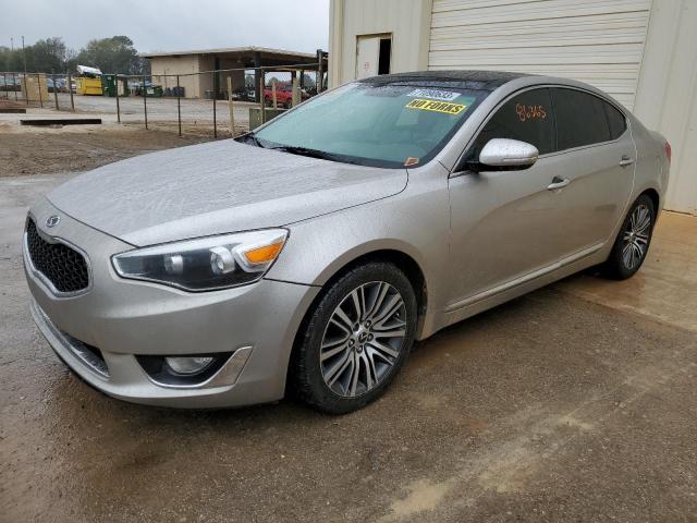 KNALN4D71E5139896 - 2014 KIA CADENZA PREMIUM SILVER photo 1