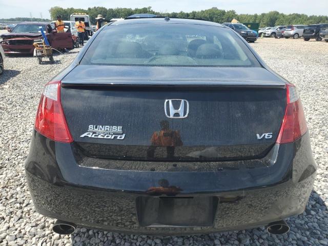 1HGCS22879A000835 - 2009 HONDA ACCORD EXL BLACK photo 6