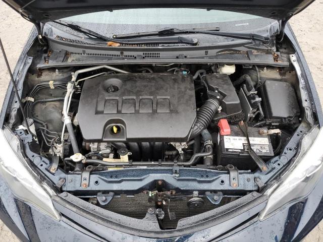 2T1BURHEXKC168013 - 2019 TOYOTA COROLLA L BLUE photo 11