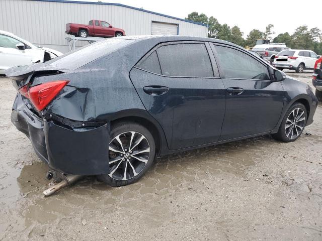 2T1BURHEXKC168013 - 2019 TOYOTA COROLLA L BLUE photo 3