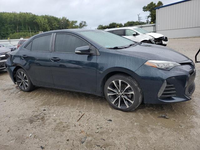 2T1BURHEXKC168013 - 2019 TOYOTA COROLLA L BLUE photo 4