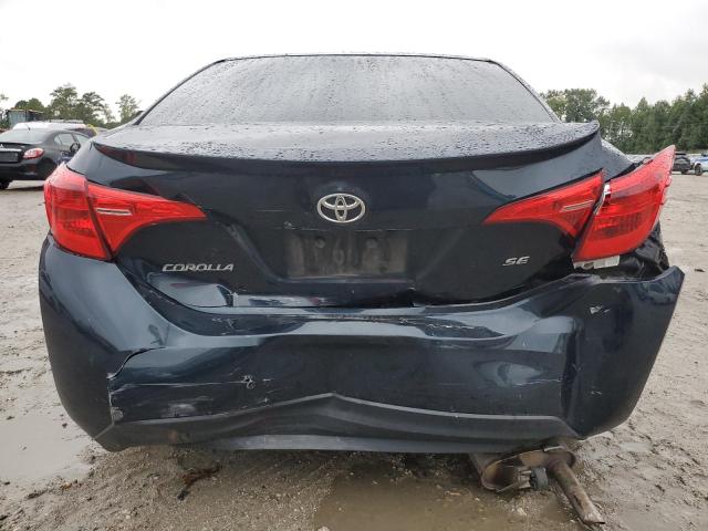 2T1BURHEXKC168013 - 2019 TOYOTA COROLLA L BLUE photo 6